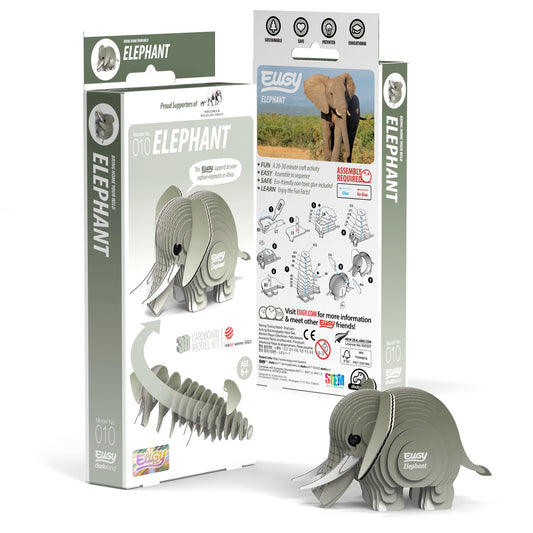 EUGY Elephant 3D Puzzle-0